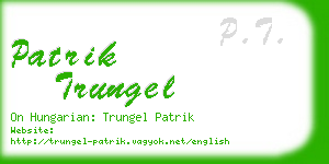 patrik trungel business card
